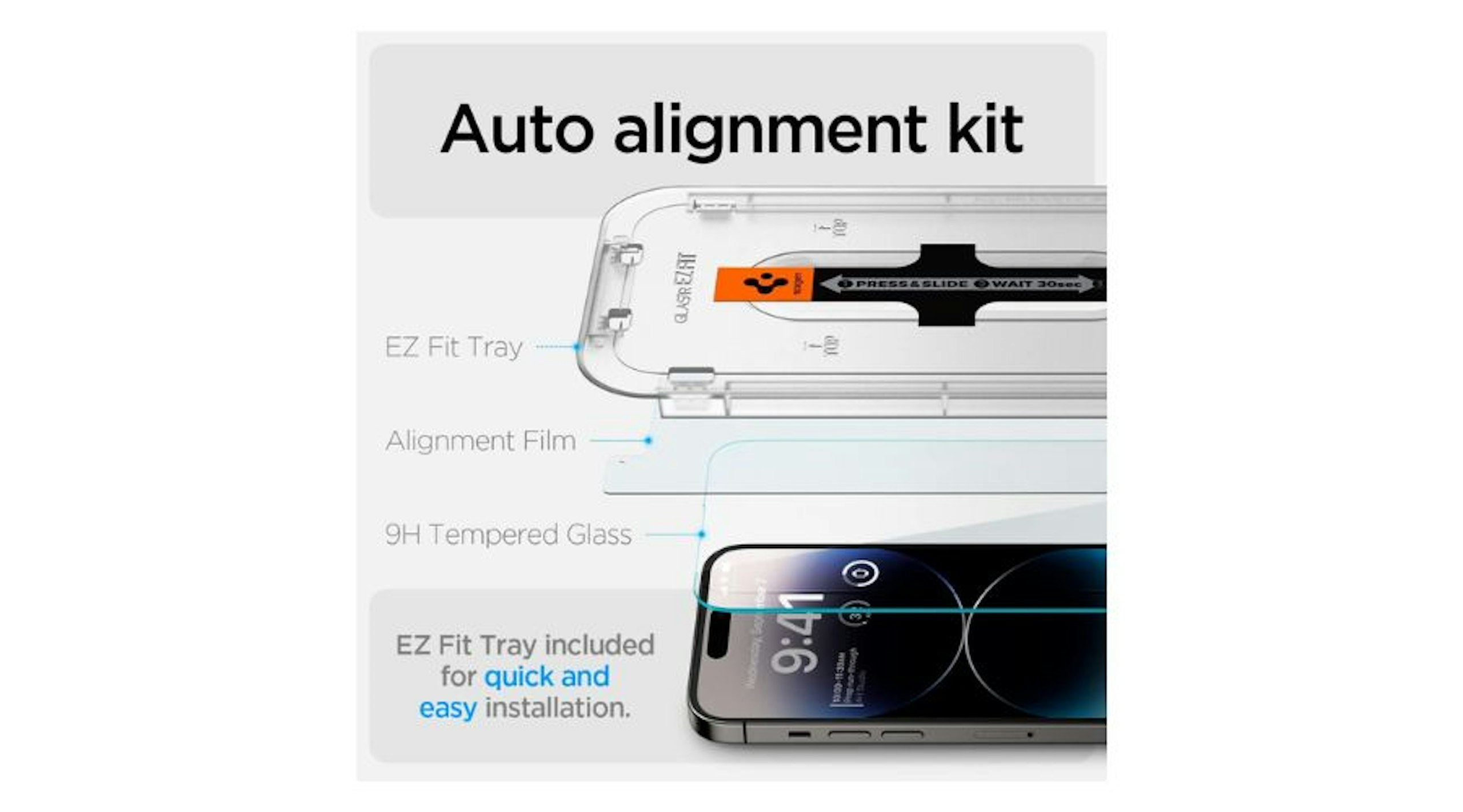Spigen EZ Fit Tempered Glass Screen Protector
