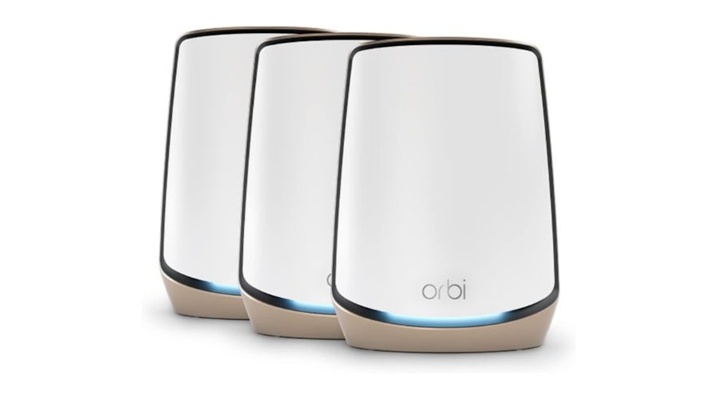 NETGEAR Orbi Tri-Band WiFi 6 Mesh System (RBK863S) 