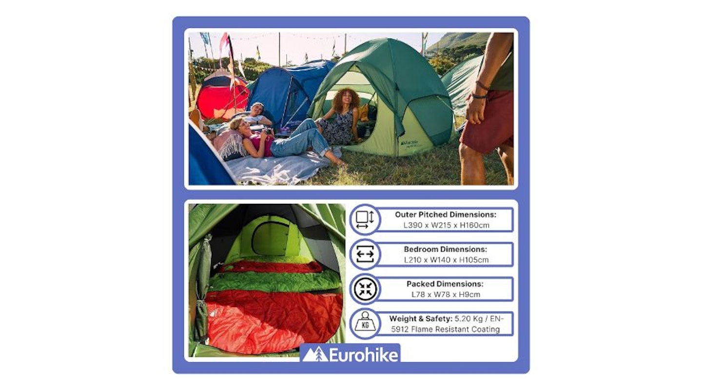 Eurohike Pop 400 DS Tent