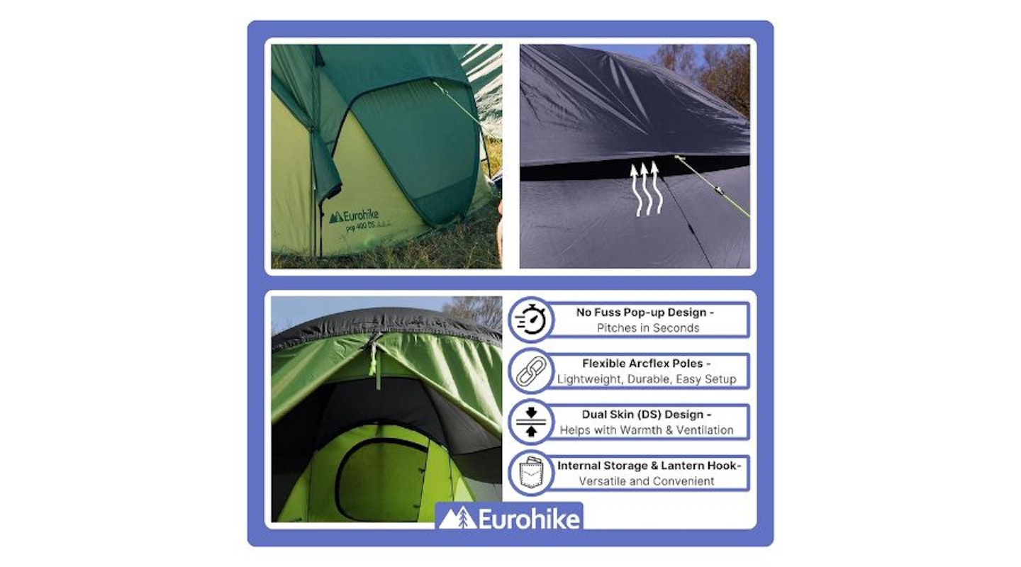 Eurohike Pop 400 DS Tent