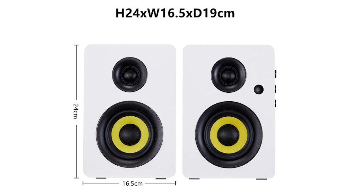 Sanyun SW206 80W Active Dual-Mode Bookshelf Speakers