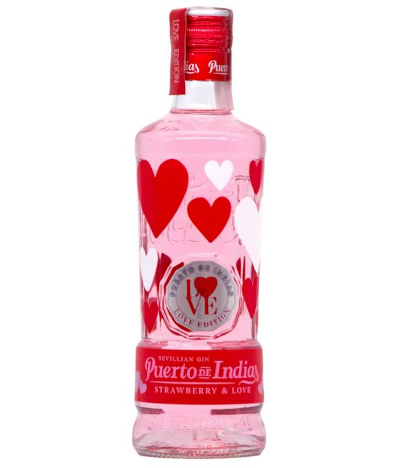 Gin Puerto de Indias - Strawberry Premium Gin - Love's Limited Edition