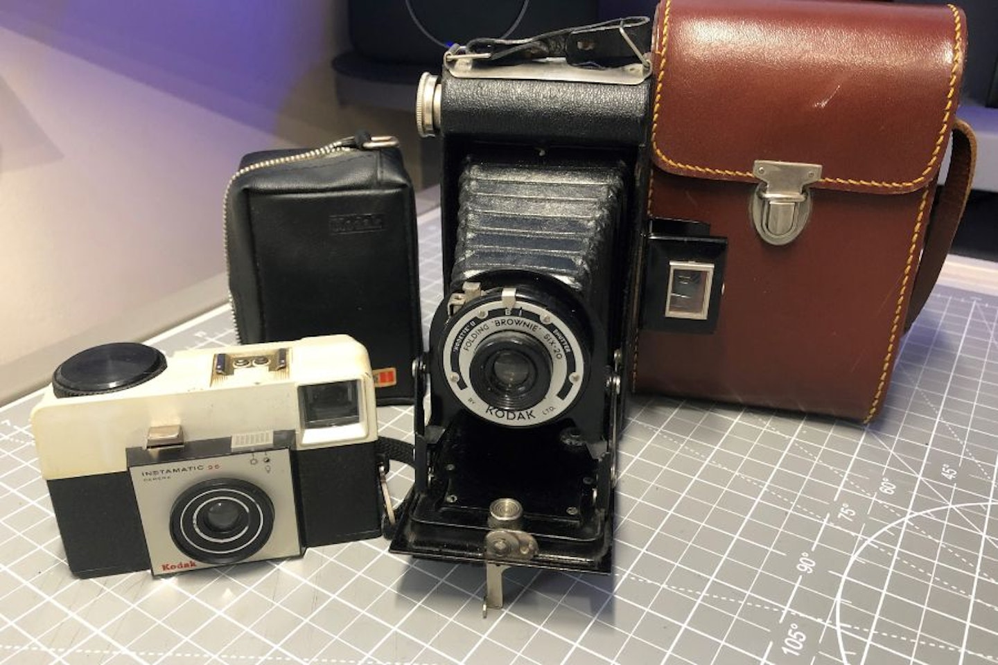 Some vintage travel cameras