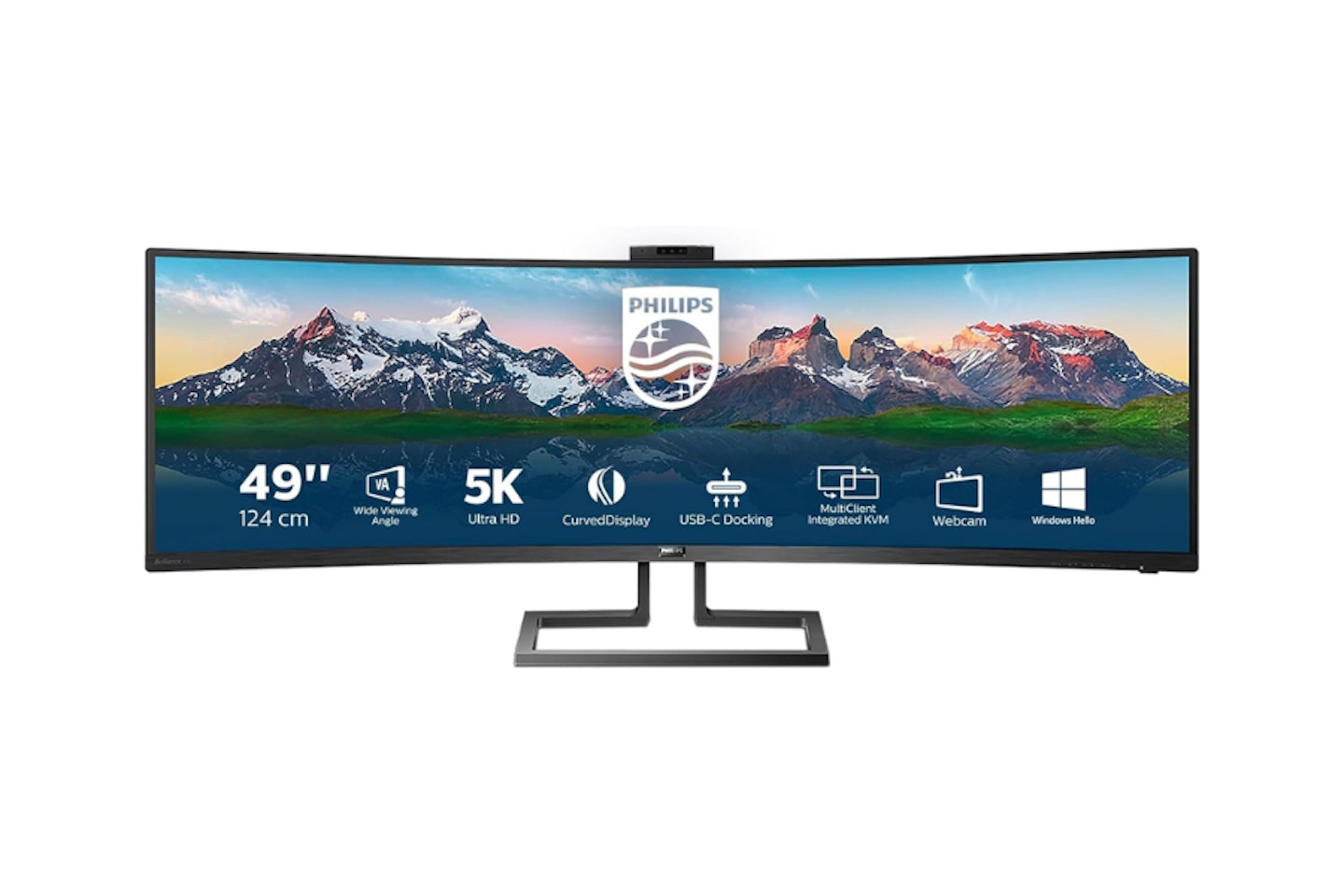 Philips 499P9H- 49 Inch Curved Dual QHD Monitor