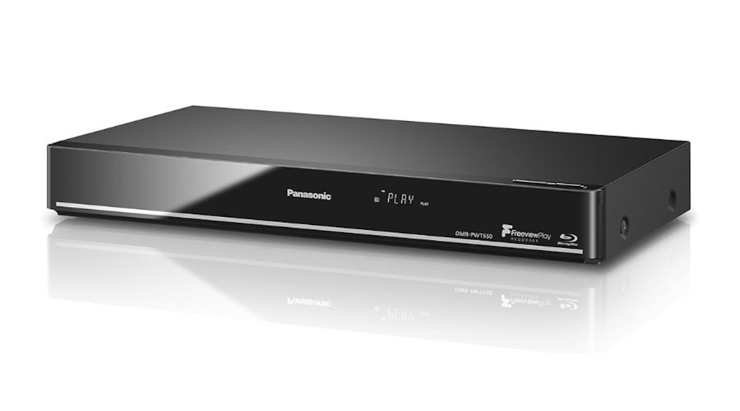 Panasonic DMR-PWT550EB Blu-Ray Player and HDD Recorder with Freeview Play