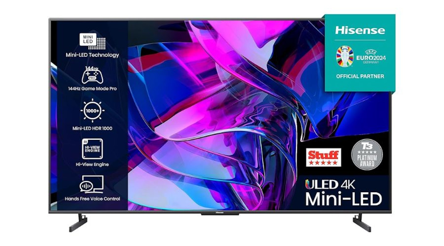 HISENSE 85-inch 144Hz ULED Mini-LED Smart TV 85U7KQTUK