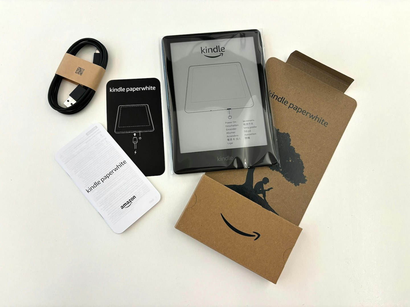 Kindle Paperwhite out of the box