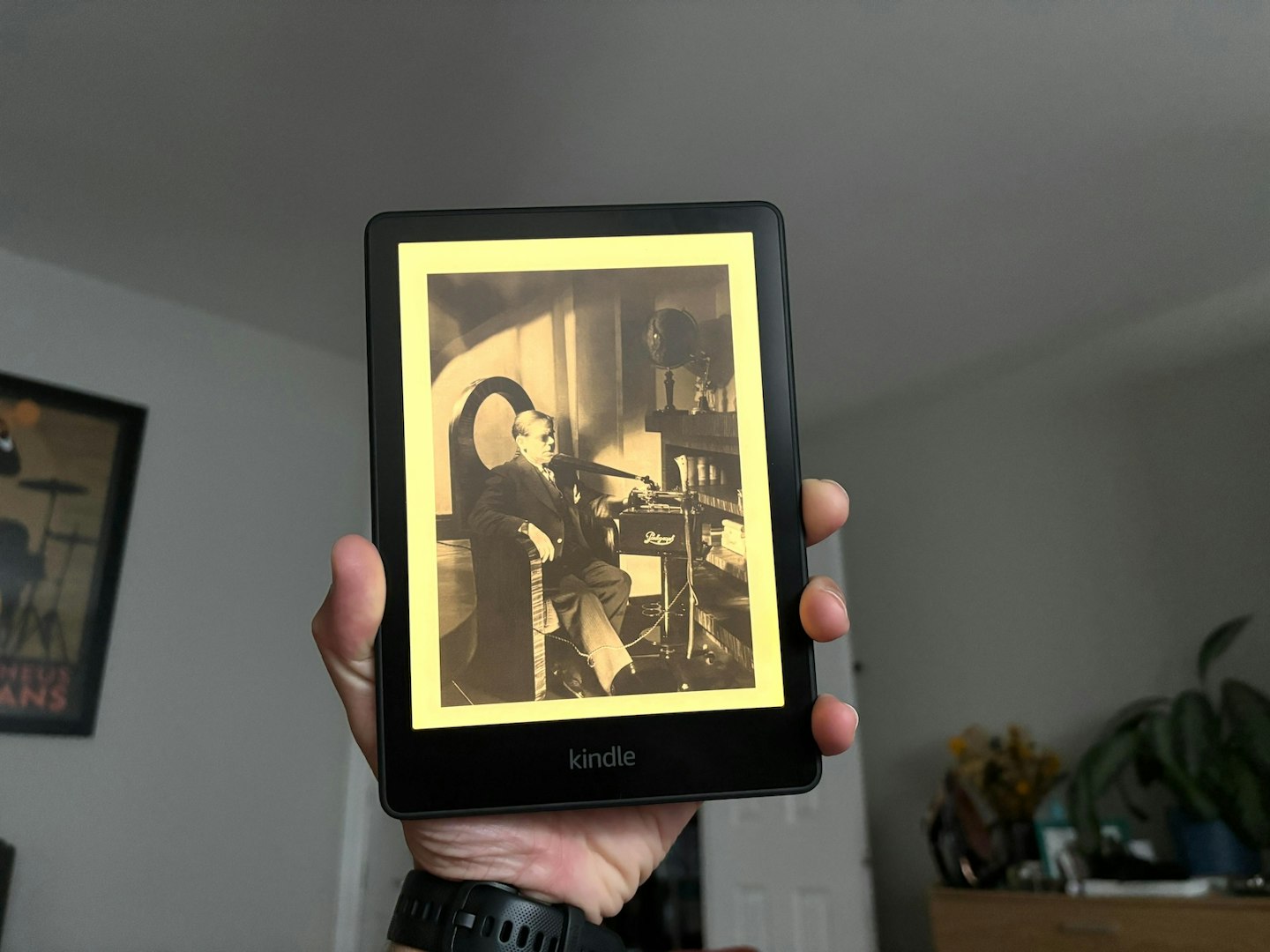 Kindle Paperwhite showing an image