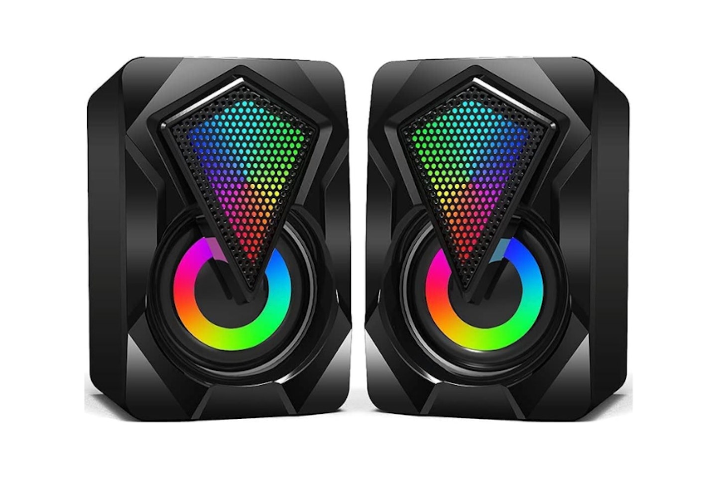 NJSJ PC Speakers,Mini Desktop Speaker for PC