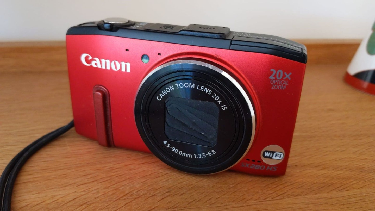 a canon point and shoot camera