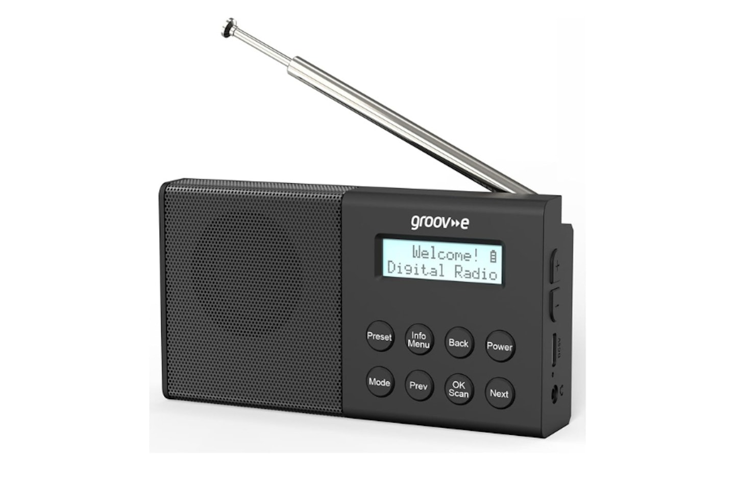 groov-e Geneva Rechargeable DAB & FM Digital Radio