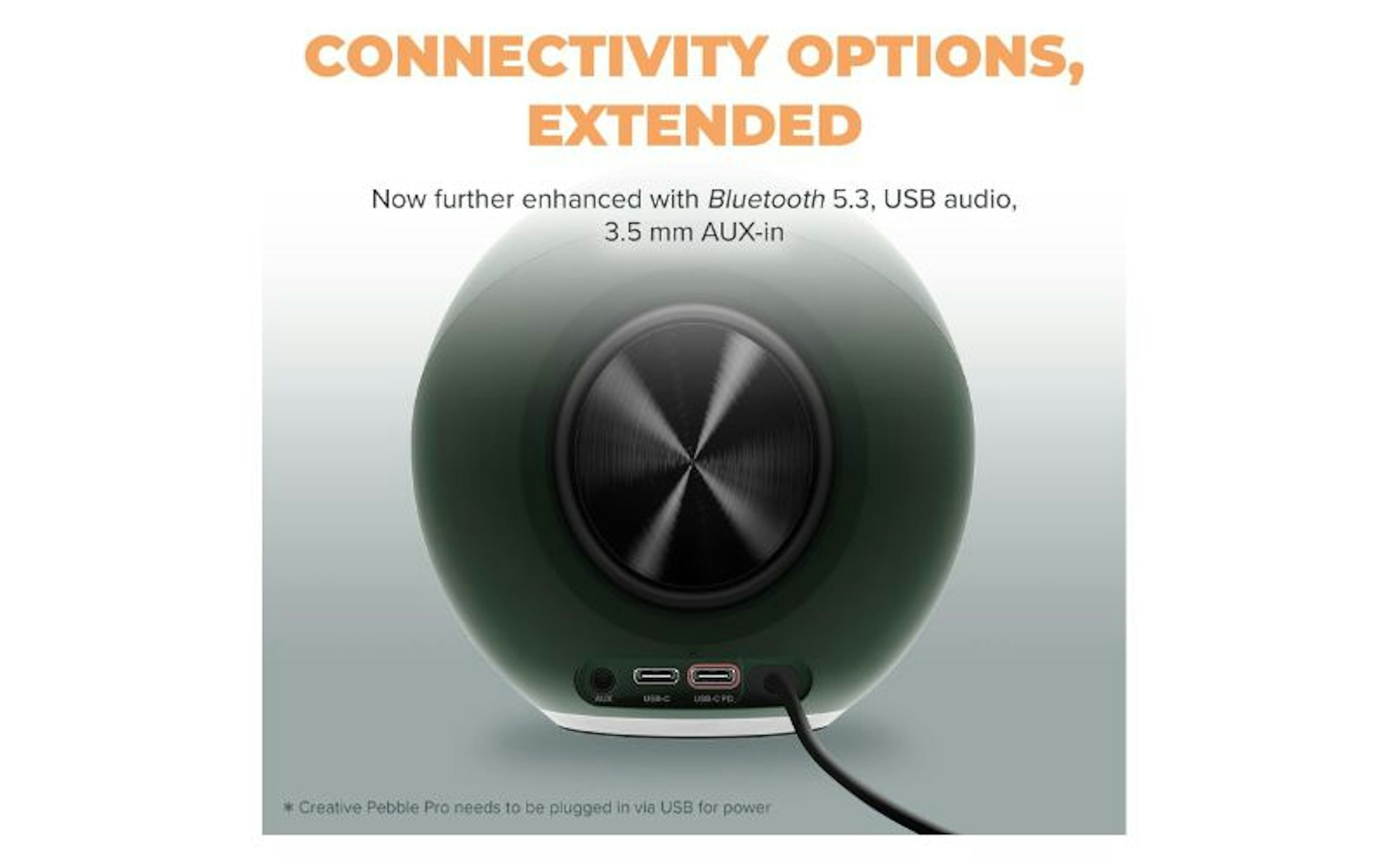 CREATIVE Pebble Pro 2.0 USB-C Computer Speakers