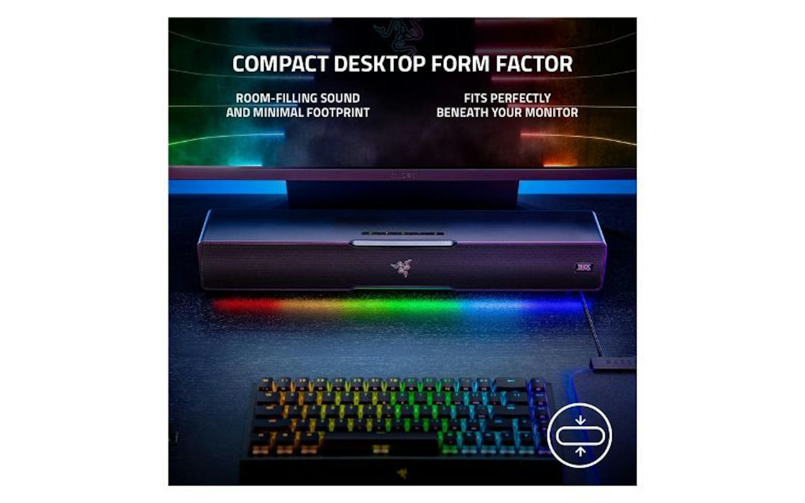 Razer Leviathan V2 - PC Gaming Soundbar with Subwoofer