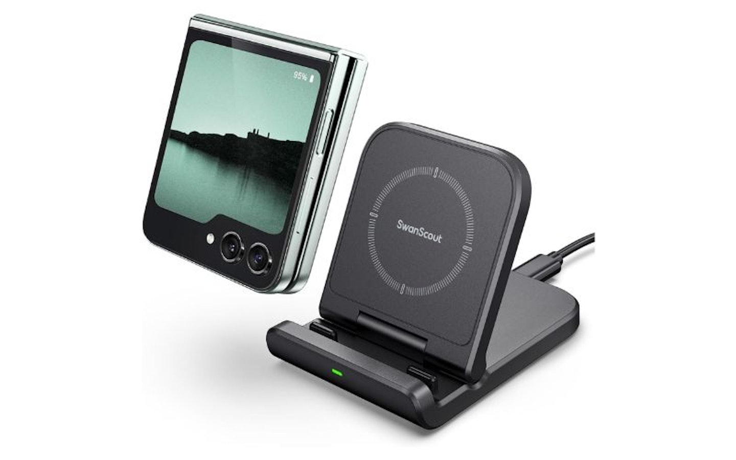 SwanScout Wireless Charger for Samsung Z Flip