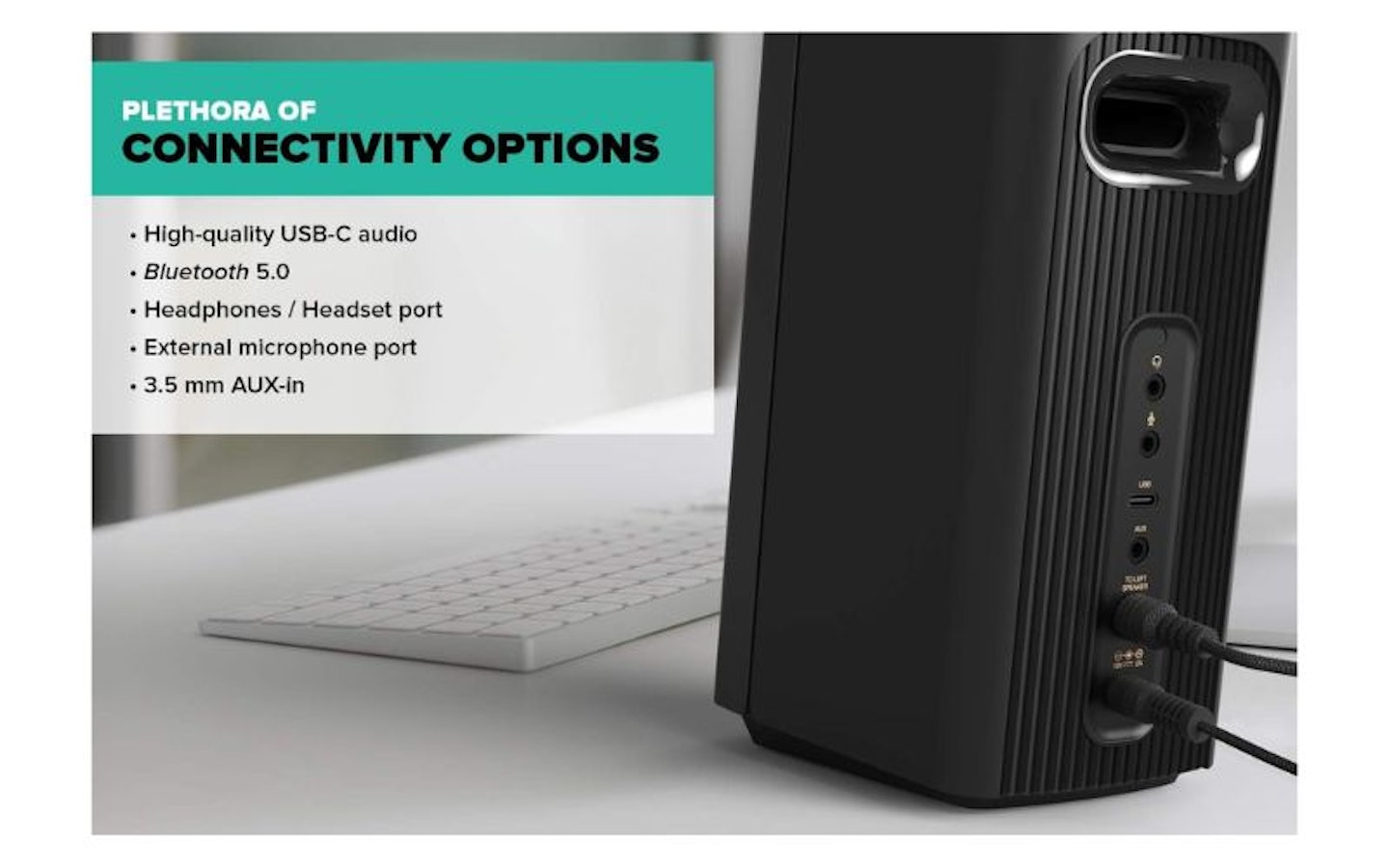 CREATIVE T60 2.0 Compact Hi-Fi Desktop Speakers
