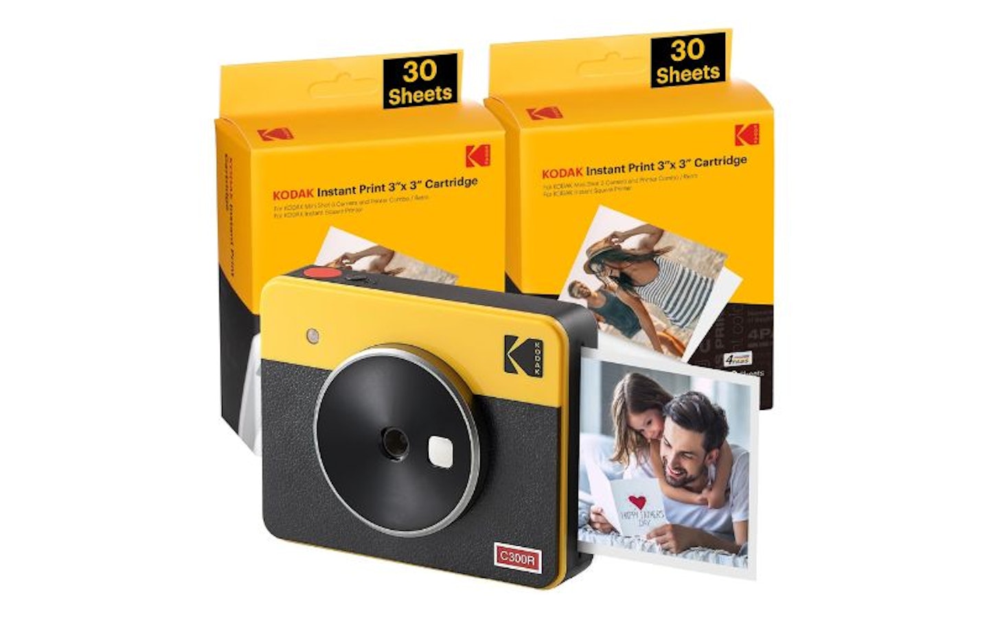 KODAK Mini Shot 3 Retro 4PASS 2-in-1 Instant Camera