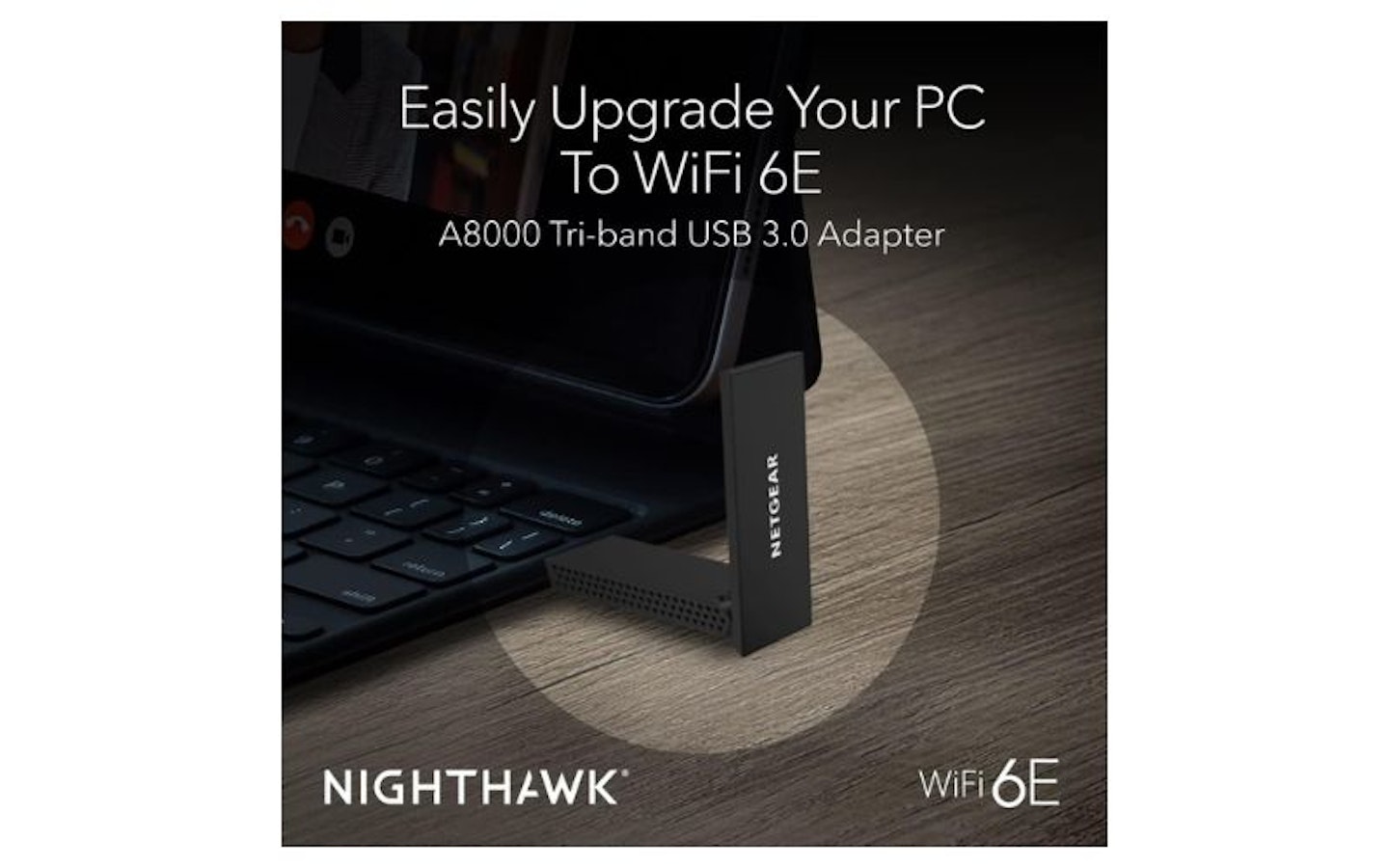 NETGEAR Nighthawk WiFi 6E USB 3.0 WiFi Adapter (A8000) 