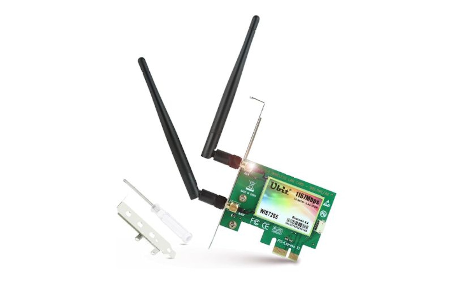 Ubit 1200Mbps PCIE Bluetooth WiFi Card