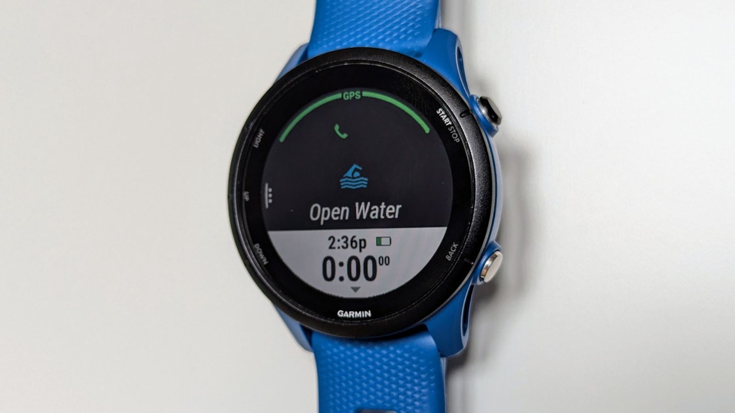 Close up of Garmin Forerunner 255 display