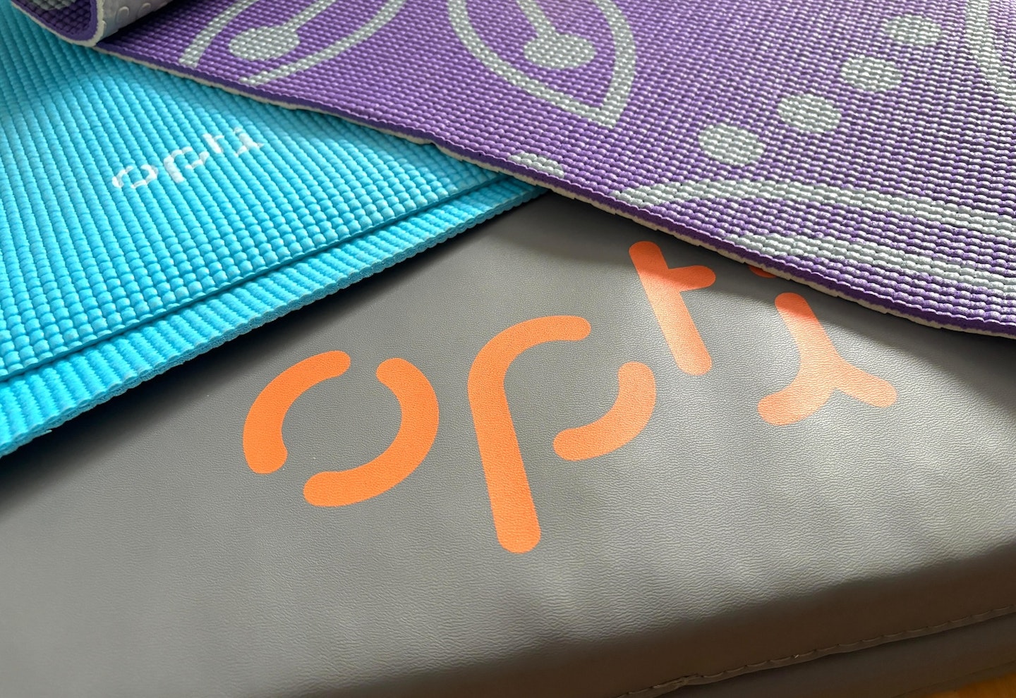 Yoga mats with differing thicknesses