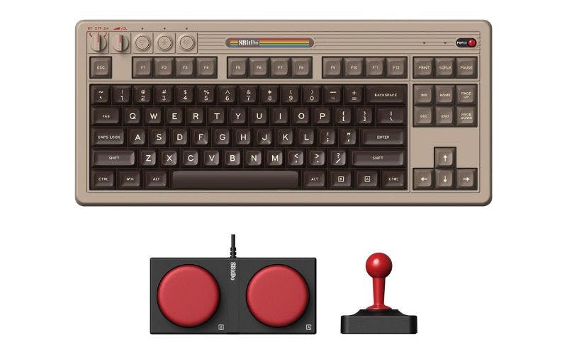 キーボード 8BitDo Retro Mechanical Keyboard C64 8BitDo Retro Mechanical Keyboard C64 Edition review: Back to the '80s