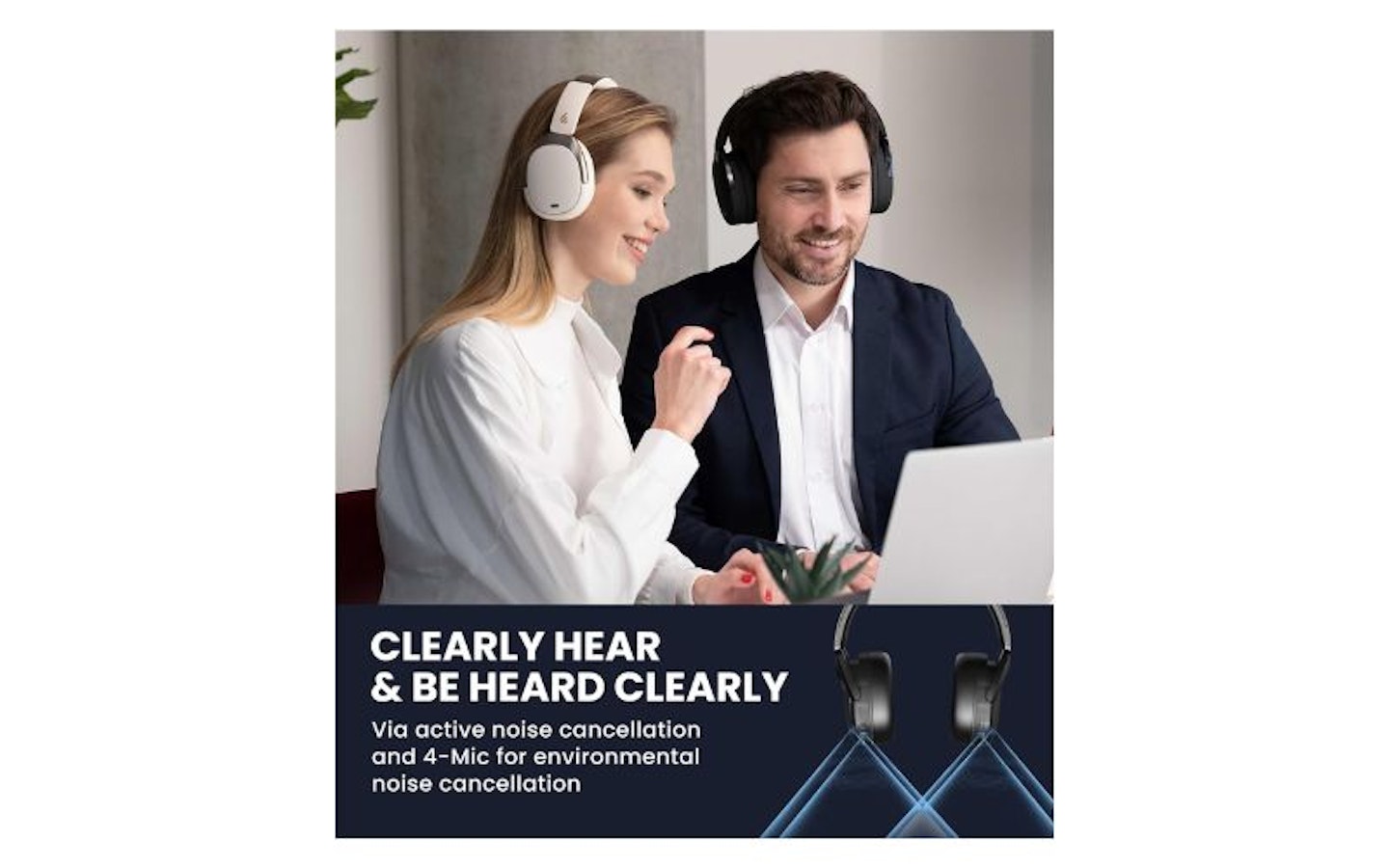 Edifier WH950NB hybrid active noise cancelling headphones