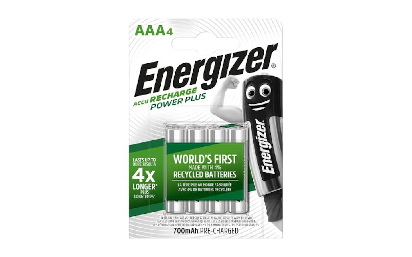 Energizer Rechargeable battery, ENERGIZER Power Plus, AAA