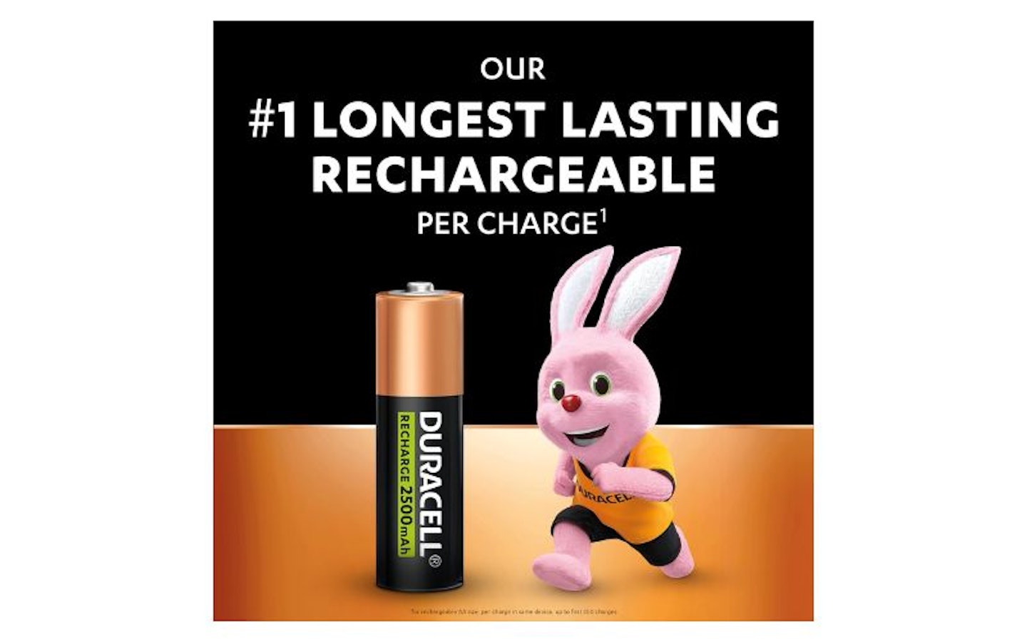 Duracell Rechargeable AA Batteries (Pack of 4), 2500 mAh 