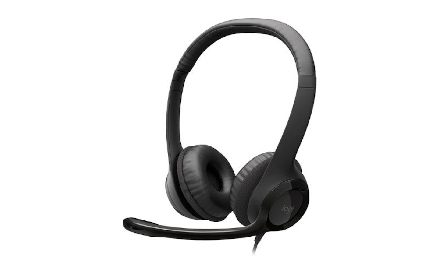 Logitech H390 Wired Headset, Stereo Headphones with Noise-Cancelling Microphone