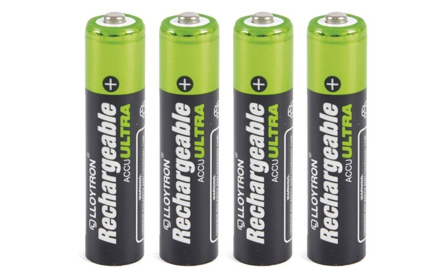 LLOYTRON NiMH Rechargeable AccuUltra Batteries - AAA 1100mAh