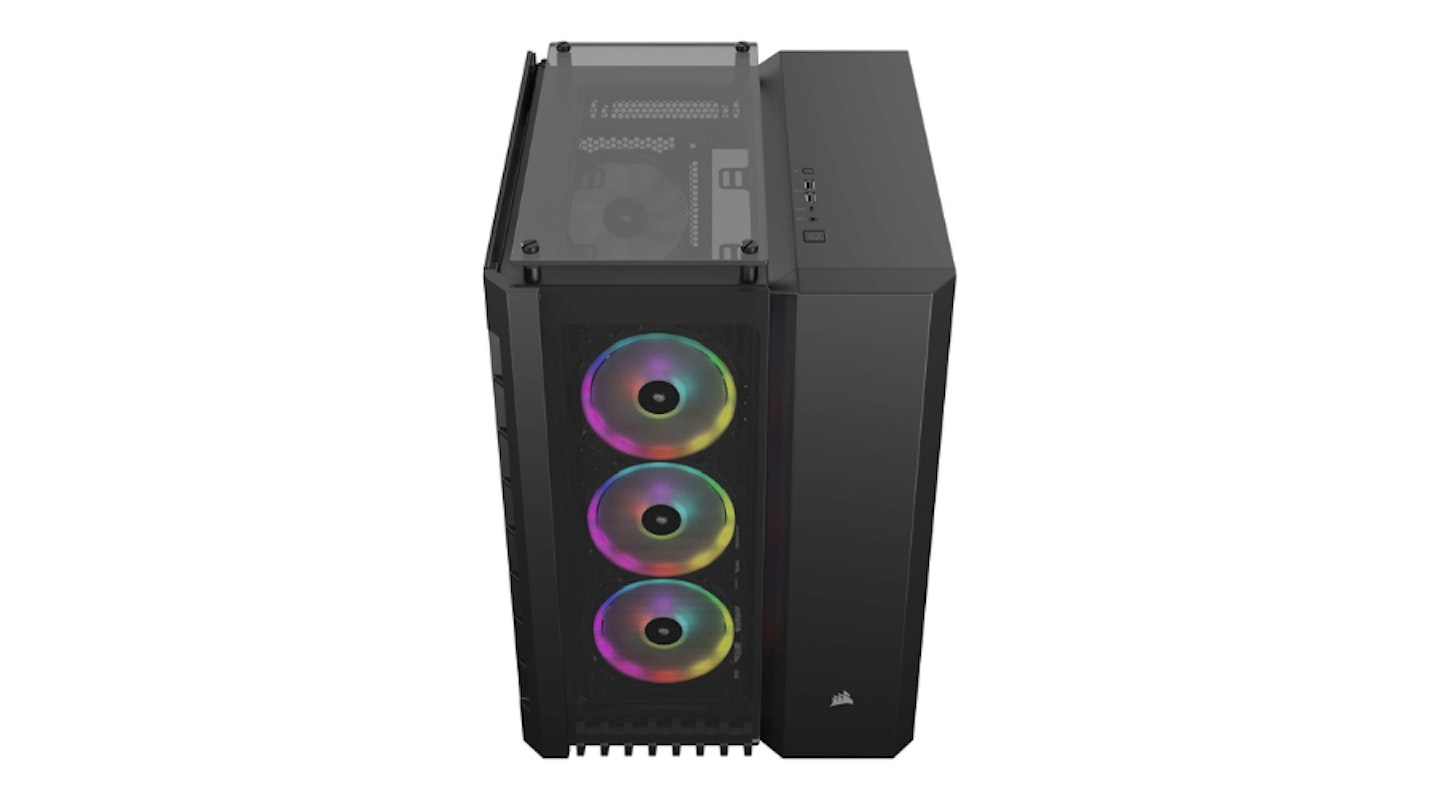 Corsair Crystal Series 680X RGB High Airflow Tempered Glass ATX Smart Gaming Case - Black