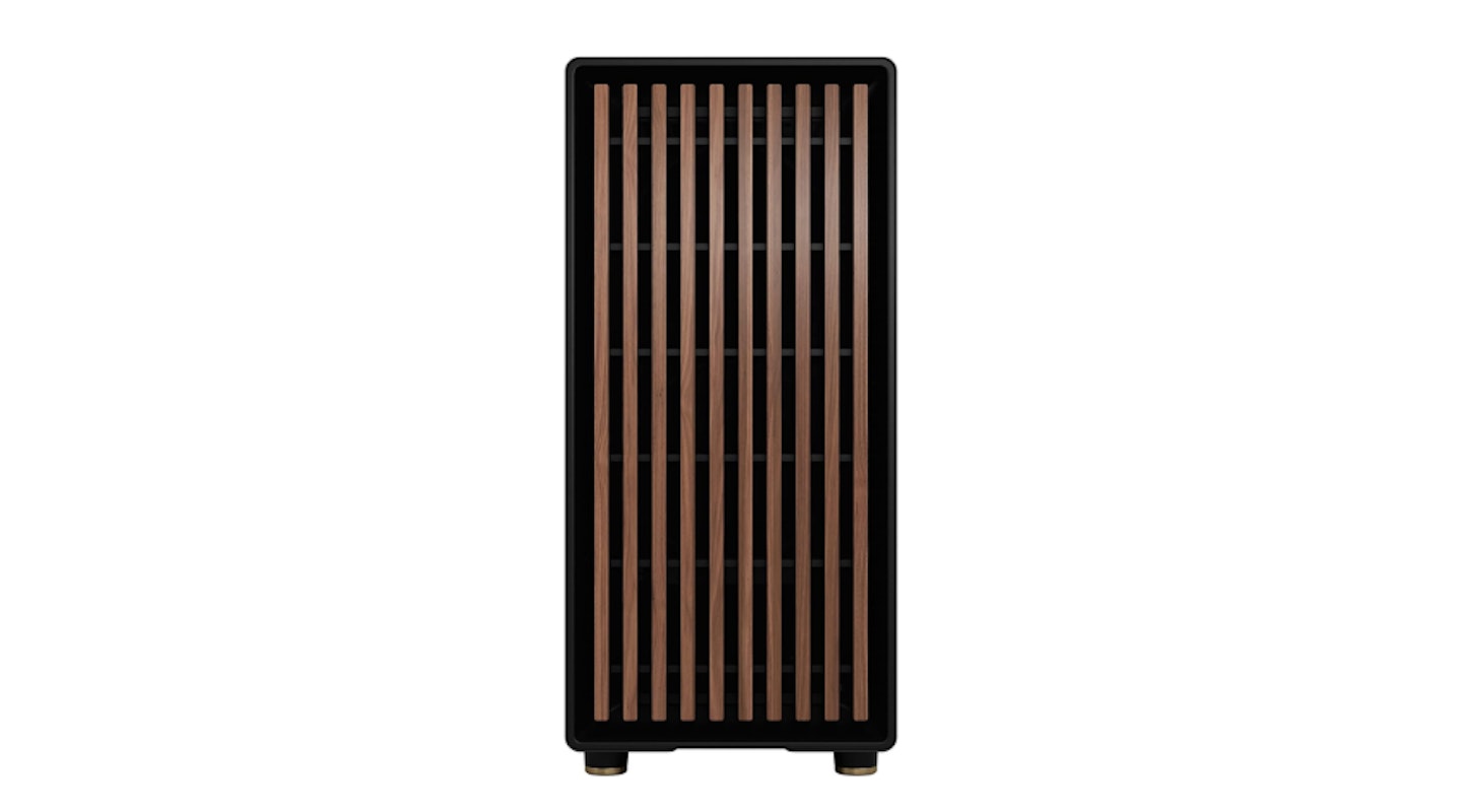 Fractal Design North Charcoal Black - Wood Walnut front ATX Mid Tower PC Gaming Case