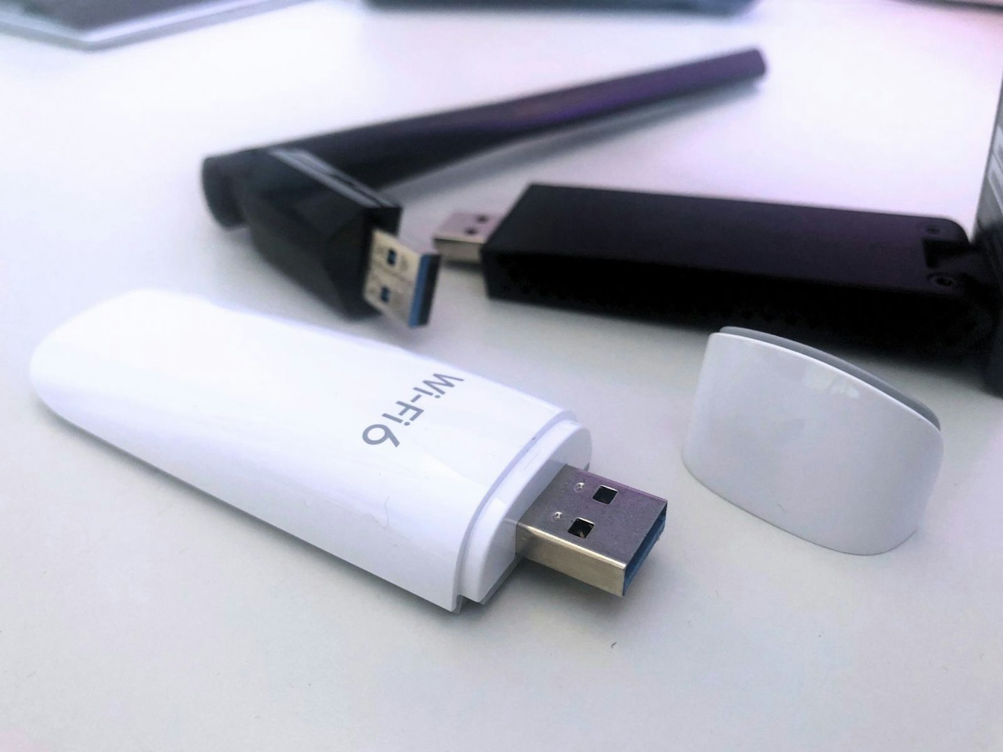 several USB Wi-Fi dongles