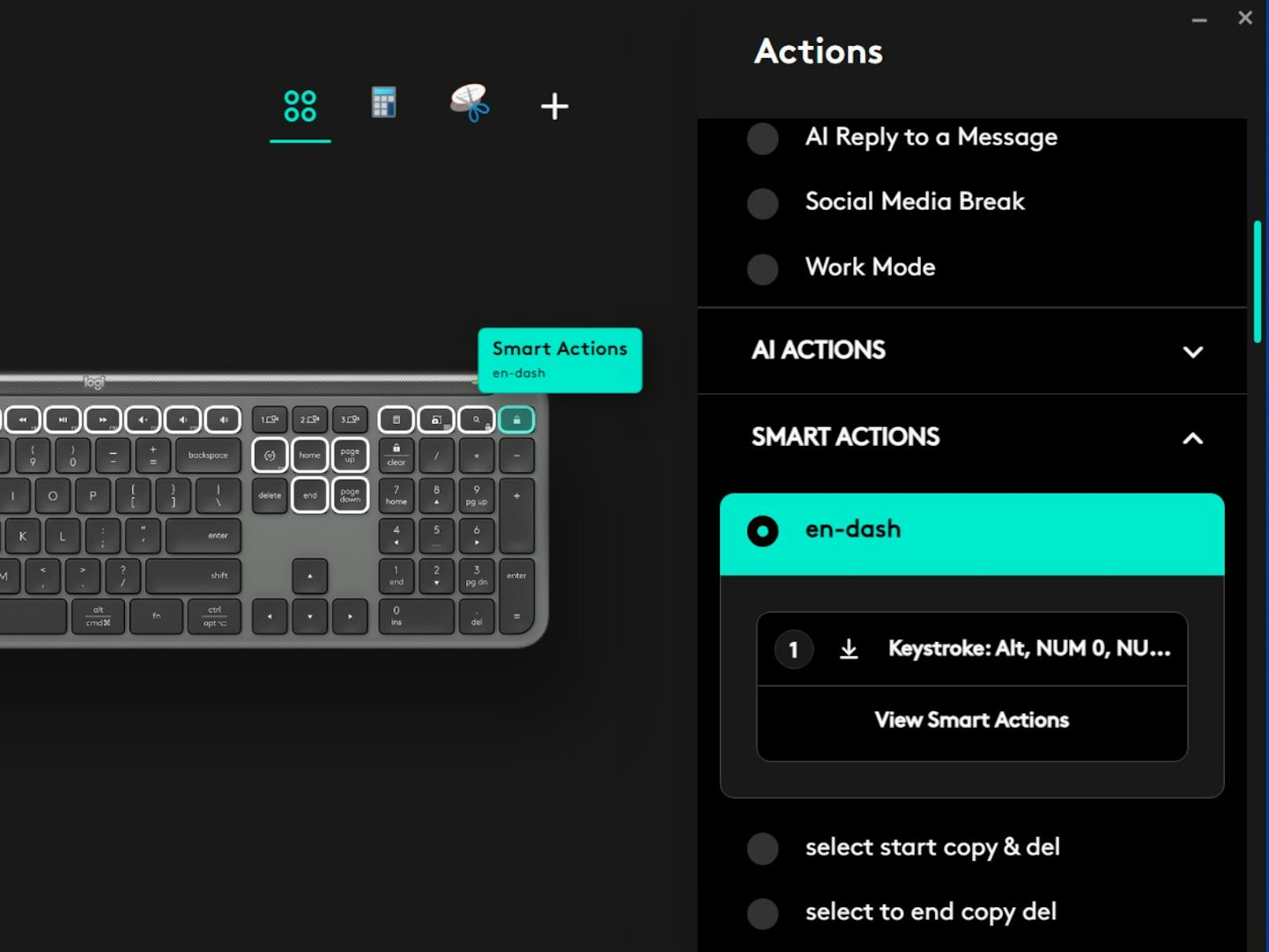 Logitech Options+ software