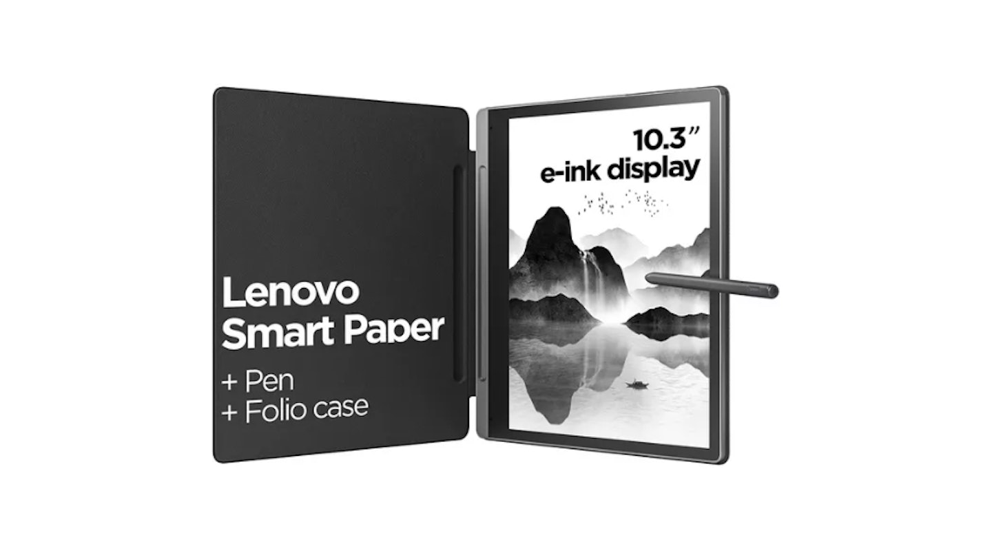 LENOVO Smart Paper 10.3" eReader - 64 GB, Storm Grey