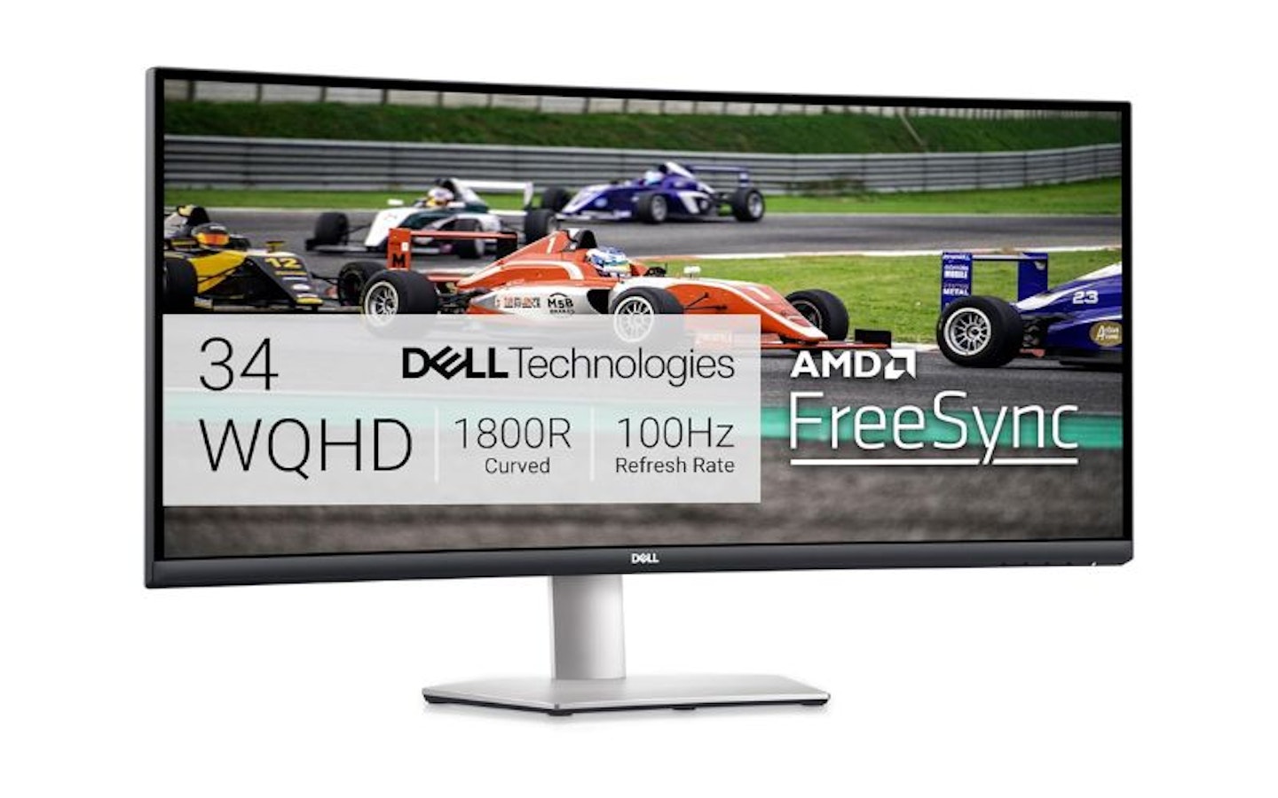  Dell S3422DW 34 Inch WQHD 1800R Curved Monitor