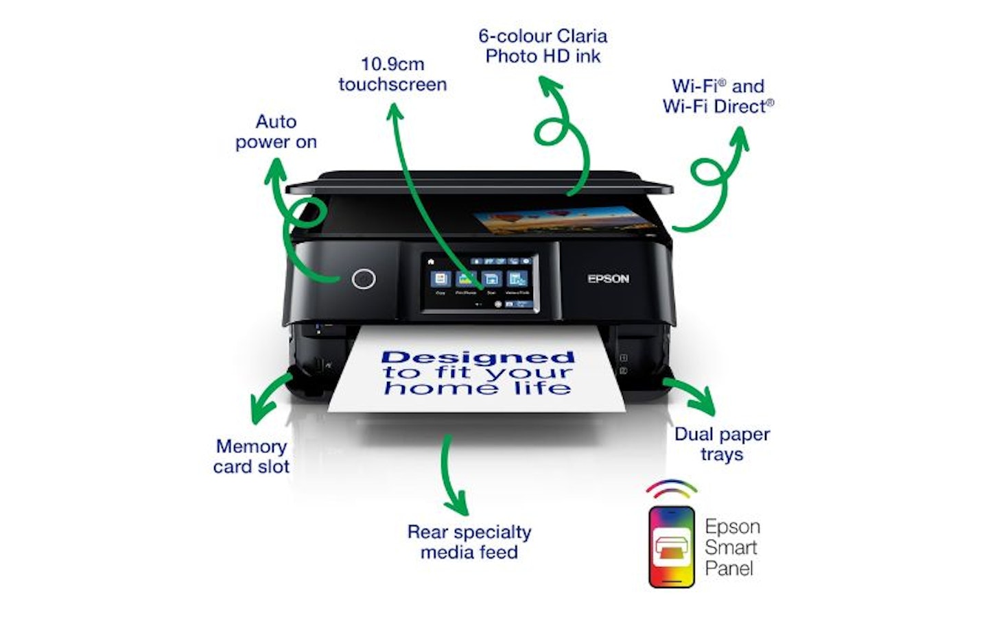 Epson Expression Photo XP-8700 A4 multifunction wireless inkjet printer