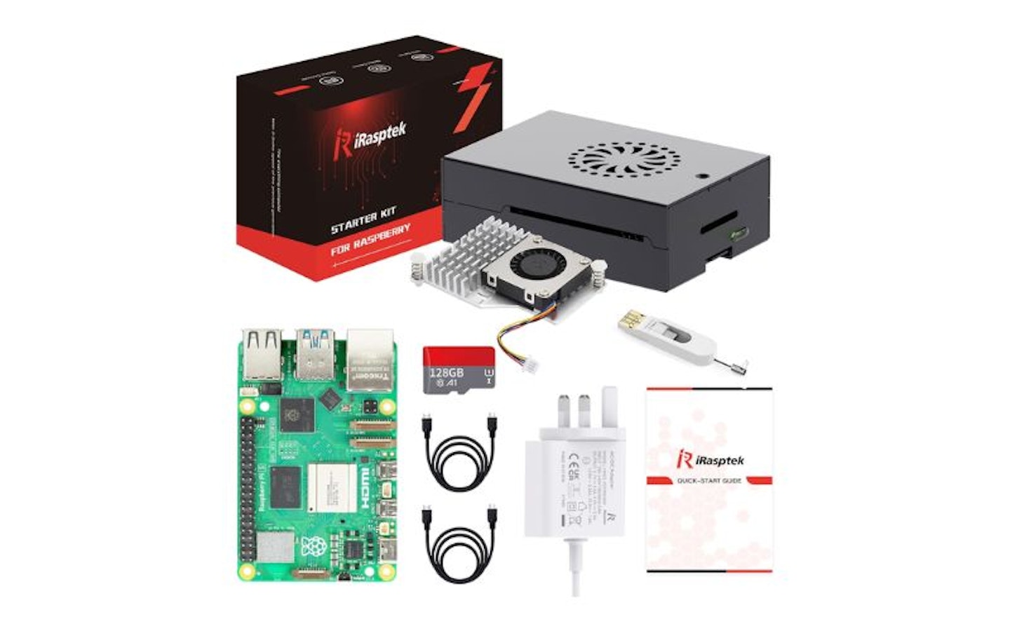 iRasptek Raspberry Pi 5 8GB Starter Kit