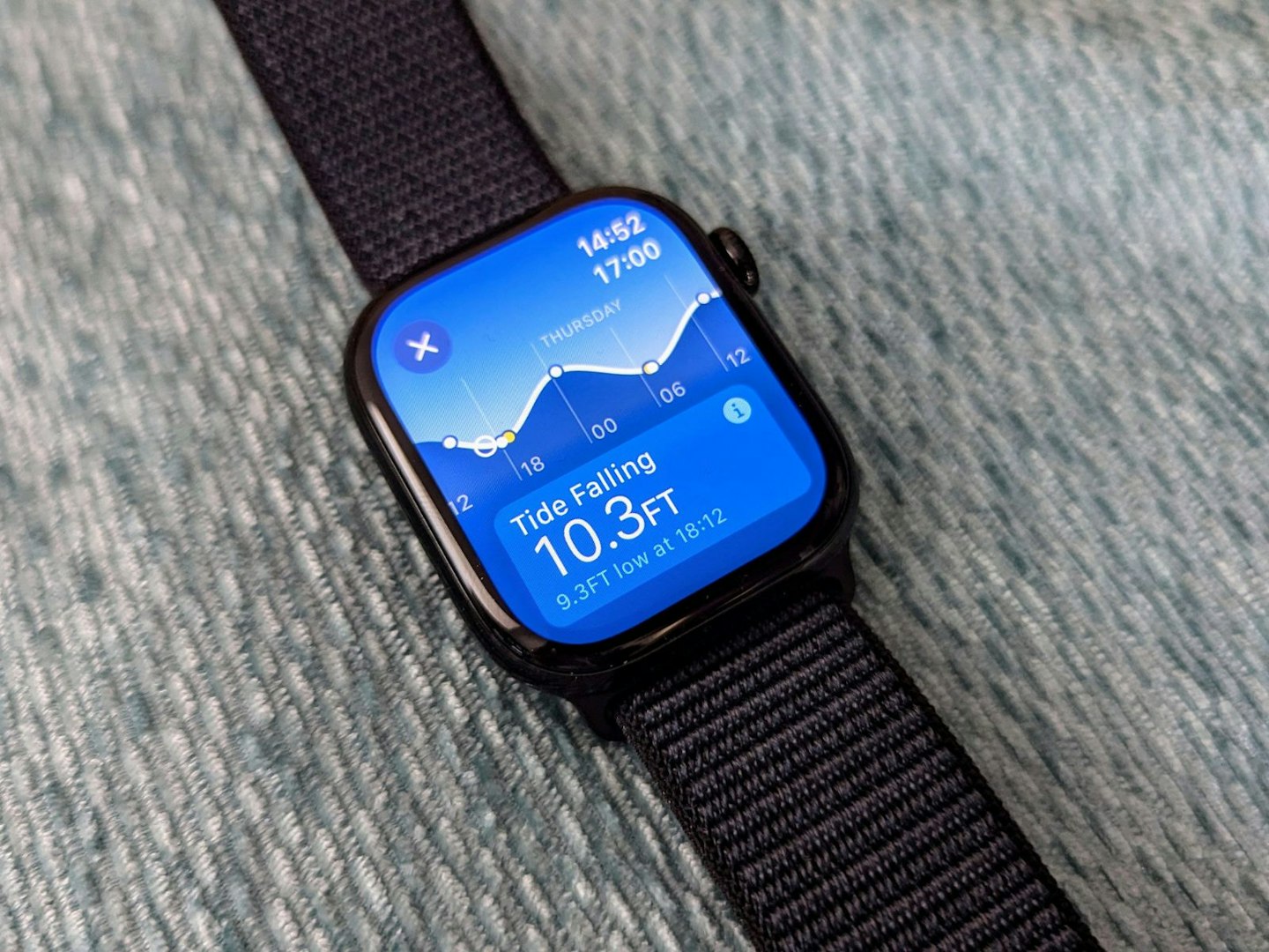 The Tides app on Apple Watch Series 10