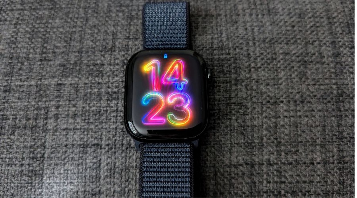 Apple Watch Series 10 on grey background