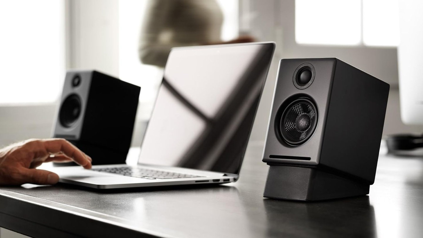 Audioengine A2 Plus Wireless Bluetooth Desktop Speakers - 60W Computer Speakers for Music and Gaming