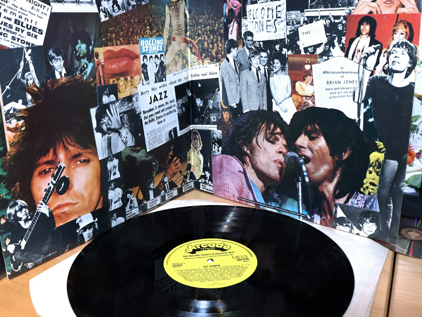 A gatefold record sleeve - The Rolling Stones