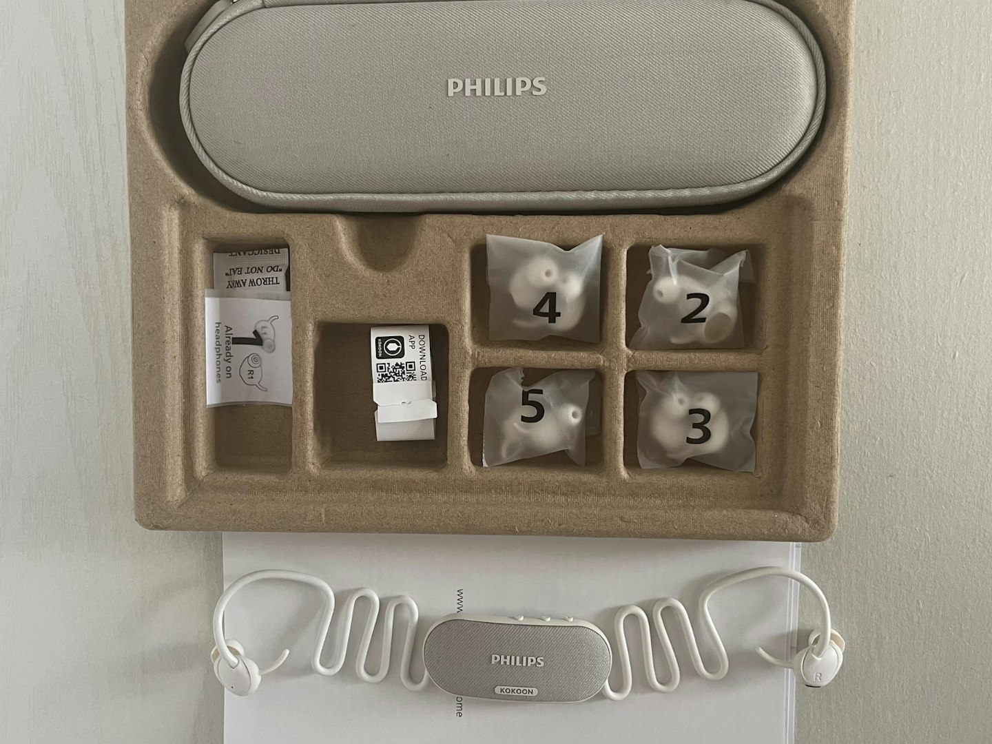 Phillips Sleep Headphones Unboxing