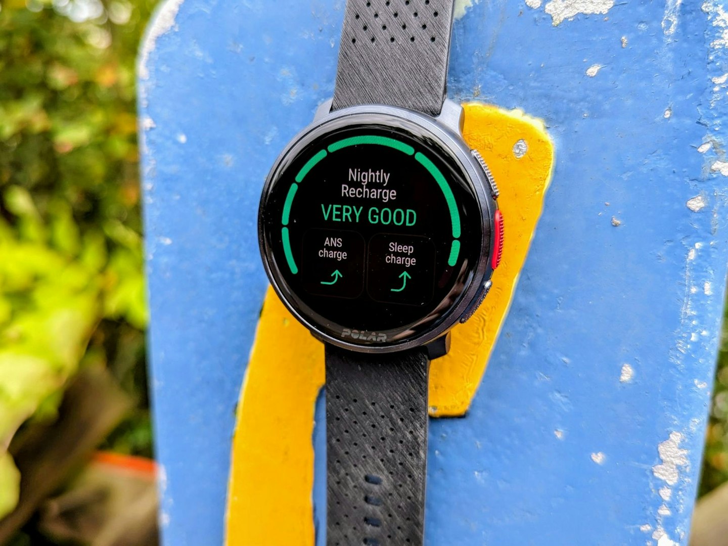 The Nightly Recharge function on the Polar Vantage V3