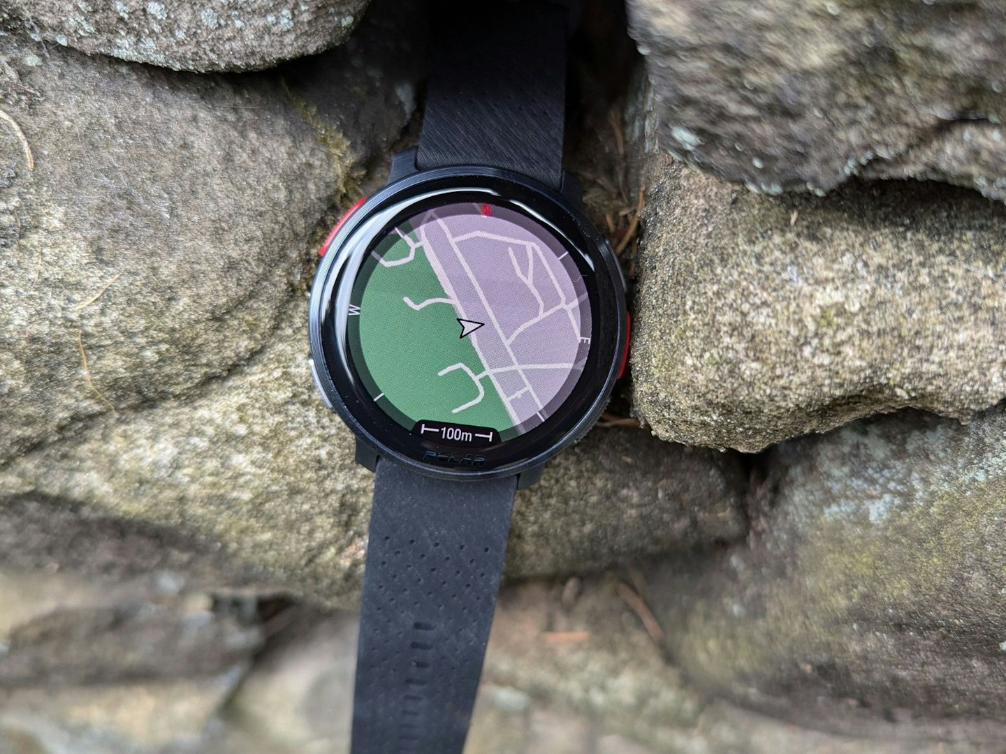 Live maps on the Polar Vantage V3