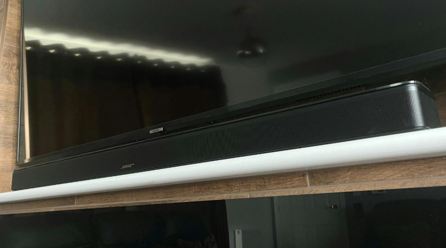 Bose Smart Ultra Soundbar with television, TV