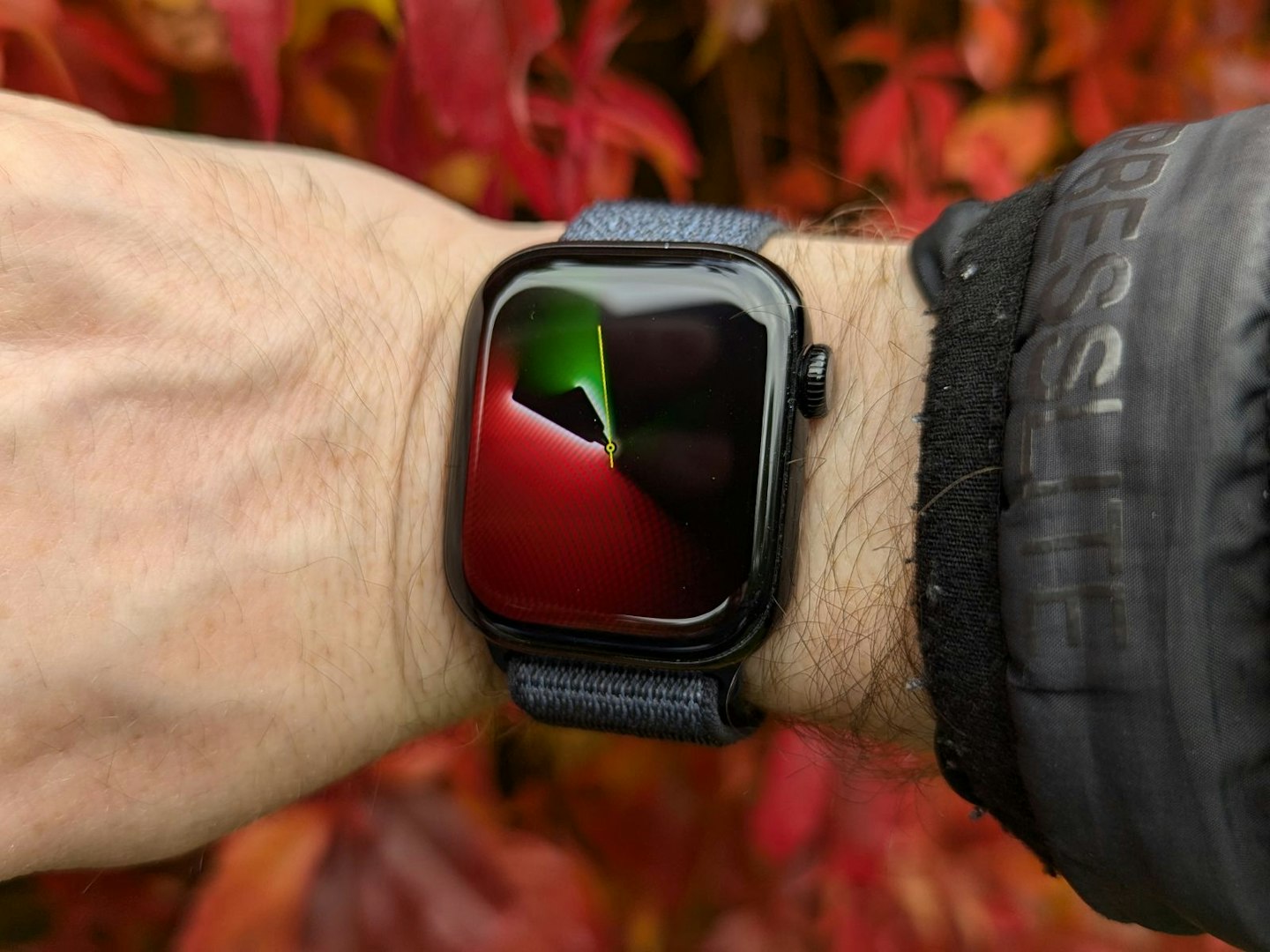 Unity Lights watch face on Apple Watch Series 10