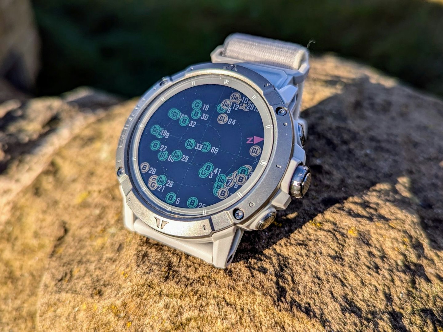 GNSS satellites being tracked on the Coros Vertix 2S