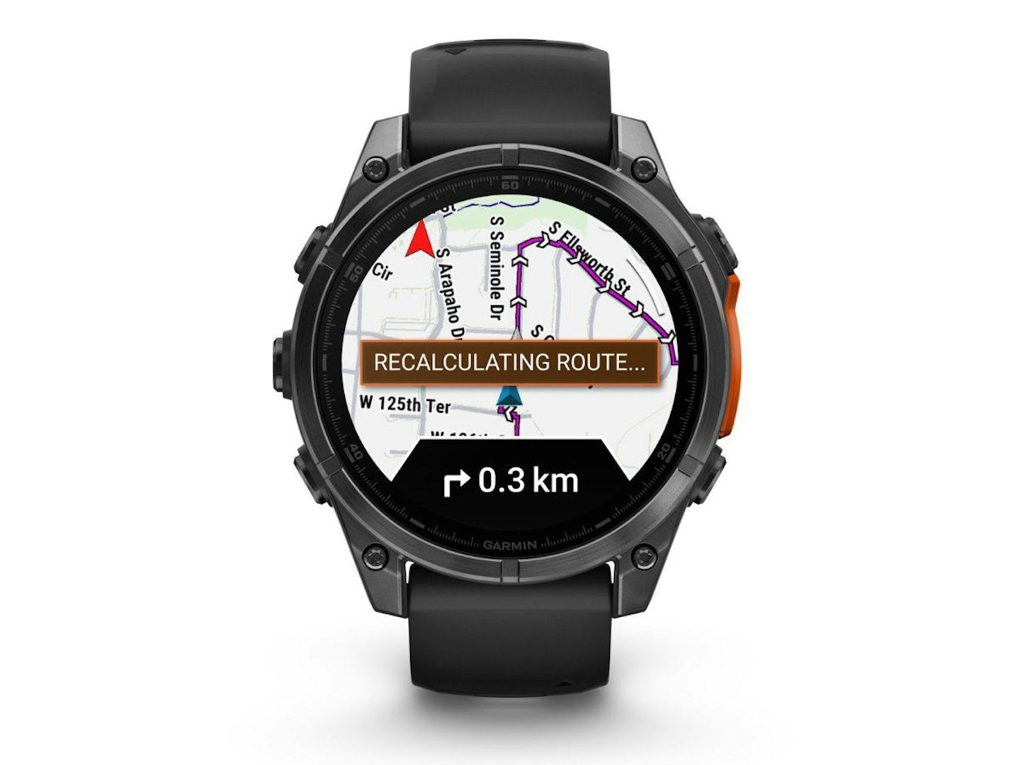 navigation on the Garmin fenix 8