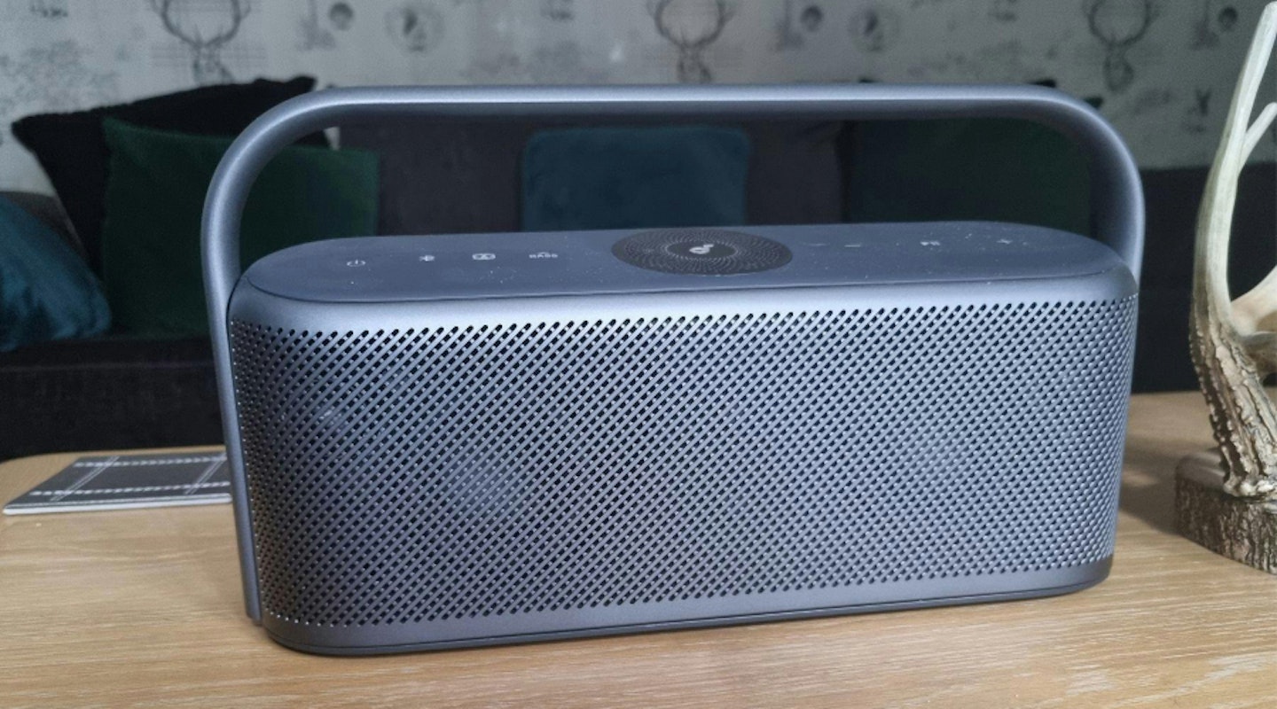 Soundcore Motion X600 speaker on table